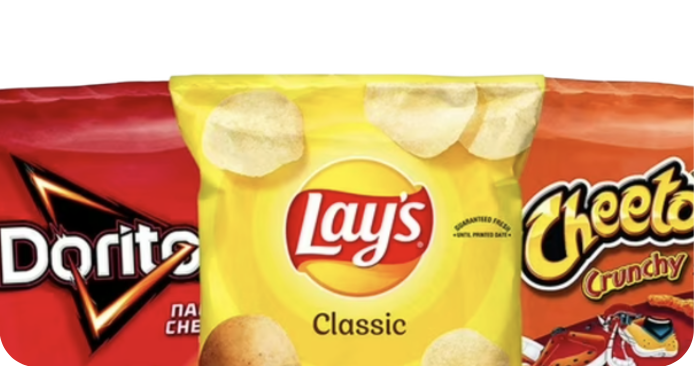 Doritos, Lays & Cheetos